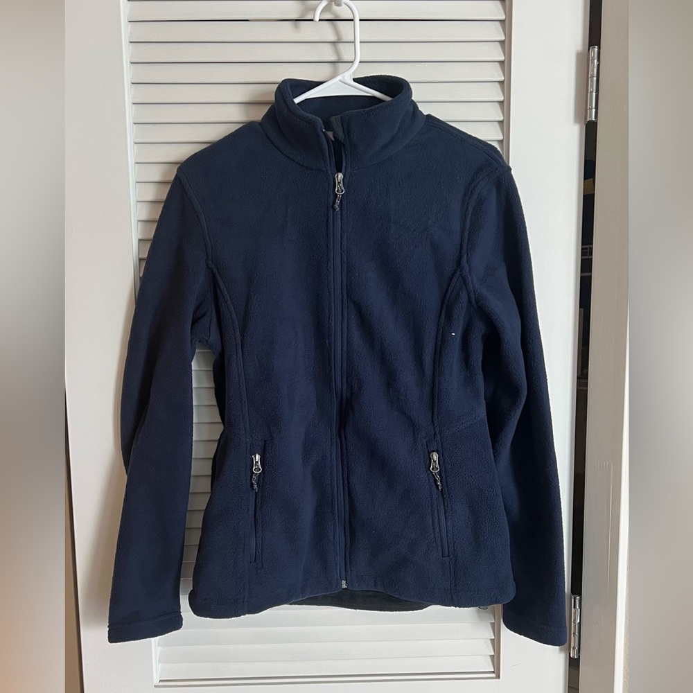 Women’s Port Authority fleece jacket size M, Navy Blue